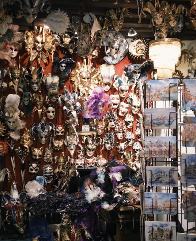 Bilde fra Italia: masker